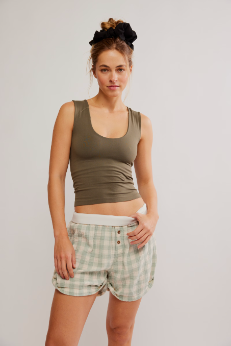 Clean Lines Muscle Cami Tarmac