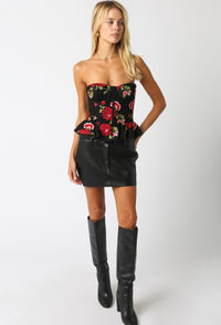 Thumbnail for Abby Floral Tube Top, Tank Blouse by Refine | LIT Boutique