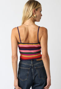 Thumbnail for Kathy Stripe Knit Top, Tank Tee by Refine | LIT Boutique