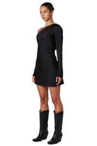 Thumbnail for Terra Mini Dress Black, Mini Dress by Nia | LIT Boutique