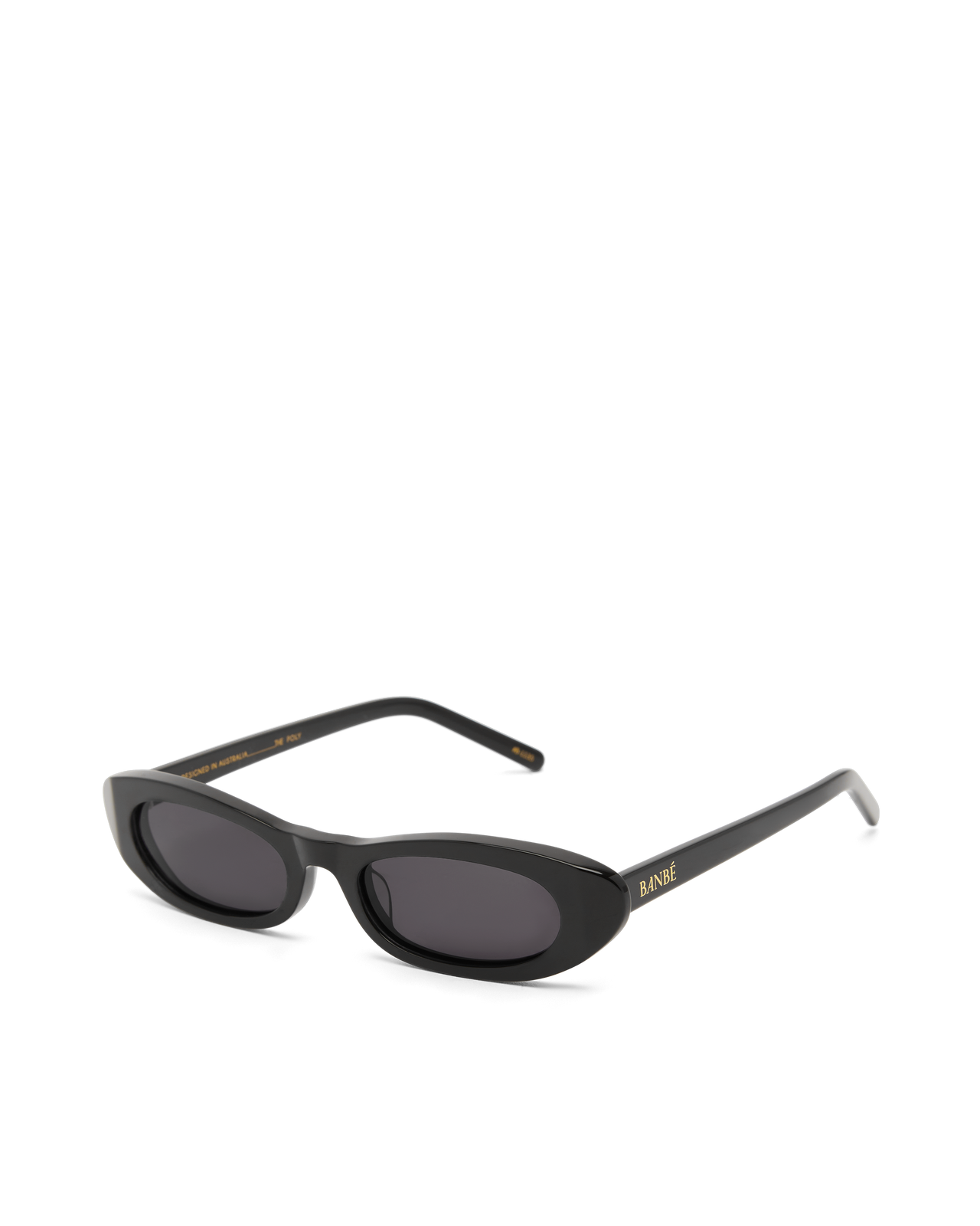 The Poly Sunglasses Black Jet, Sunglass Acc by Banbe | LIT Boutique