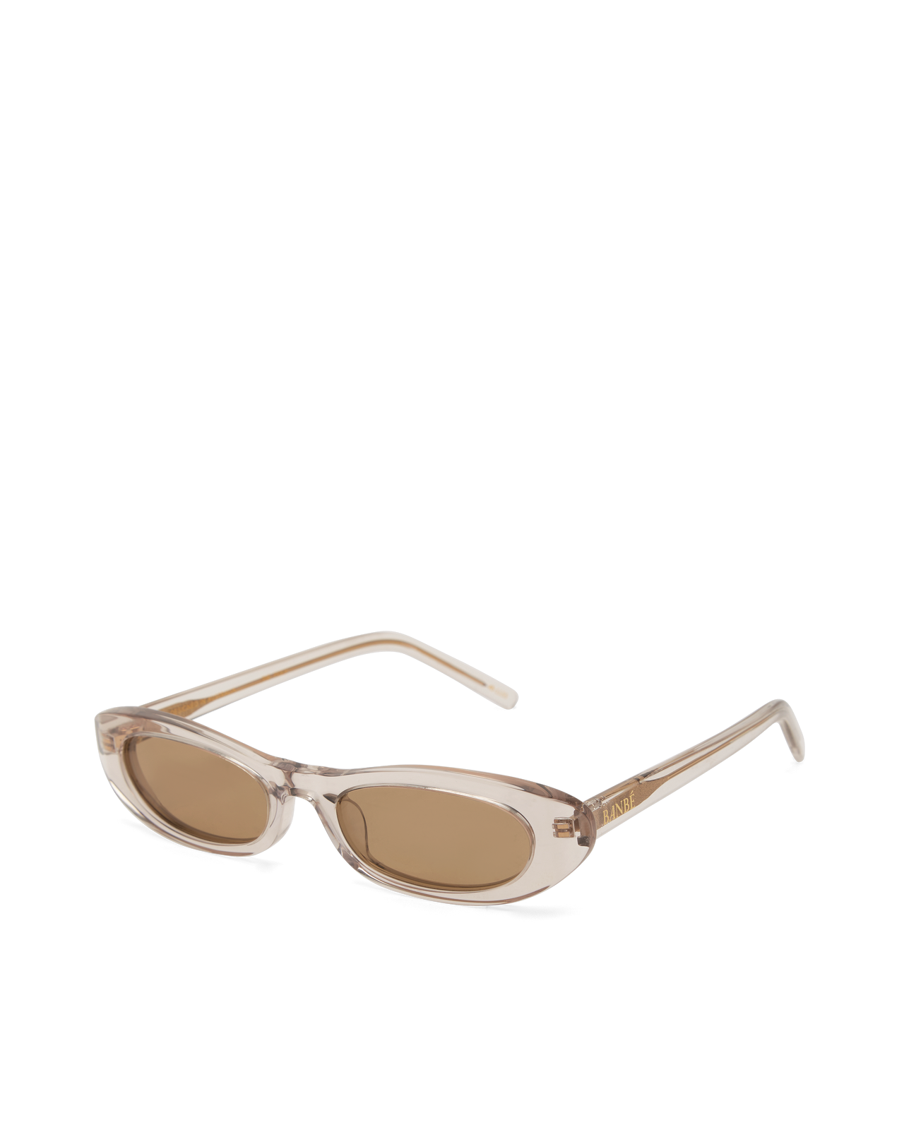 The Poly Sunglasses Coffee Sheer, Sunglass Acc by Banbe | LIT Boutique