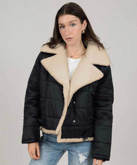Thumbnail for Aubrey Moto Puffer Jacket, Jacket by RD Style | LIT Boutique