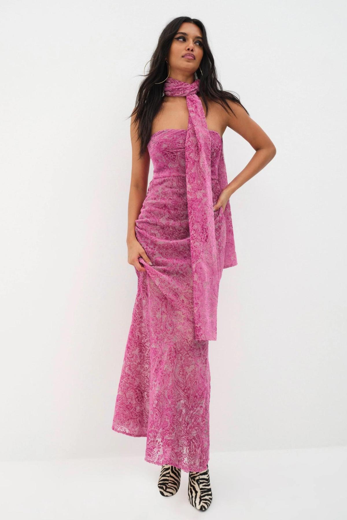 Francesca Purple Maxi Dress, Maxi Dress by for Love & Lemons | LIT Boutique