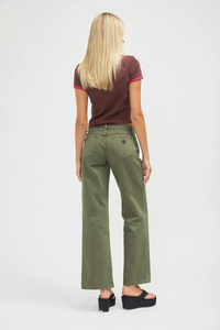 Thumbnail for Low and Wide Olive Cargo Pant, Pant Bottom by ABRAND | LIT Boutique