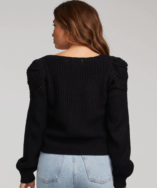 Corrine Scoop Sweater, Sweater by Saltwater Luxe | LIT Boutique