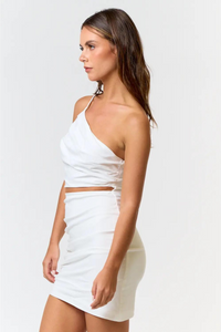 Thumbnail for Moonlit Muse Mini Dress White, Mini Dress by Blue Blush | LIT Boutique
