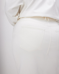 Thumbnail for Slit Front Midi Skirt Cloud, Midi Skirt by Good American | LIT Boutique