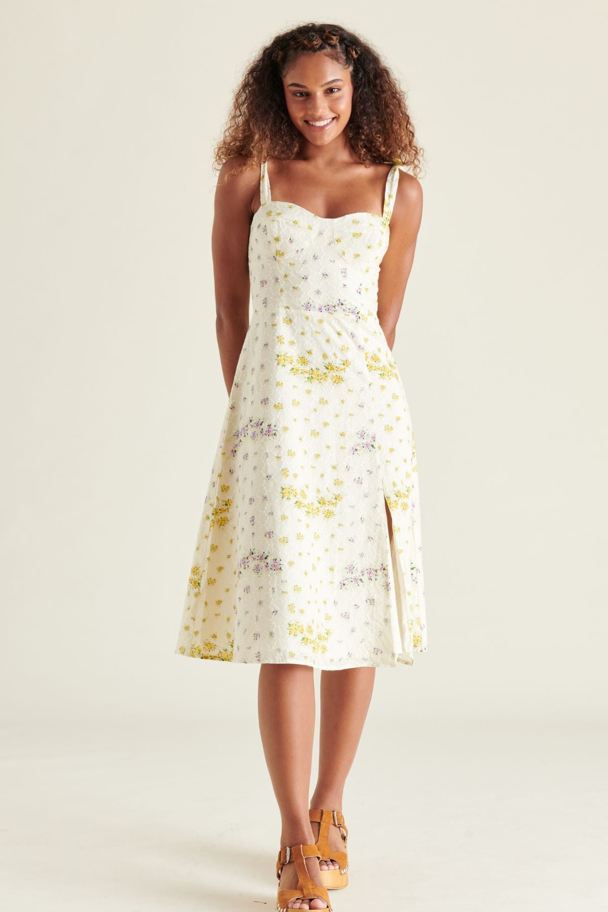Carlynn Dress Multi, Midi Dress by Steve Madden | LIT Boutique