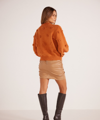 Thumbnail for Daisy Jumper Orange, Sweater by Mink Pink | LIT Boutique