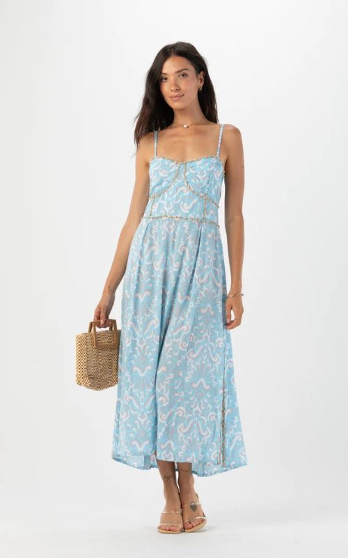 Rio Maxi Dress Lush Aqua, Maxi Dress by Tiare Hawaii | LIT Boutique