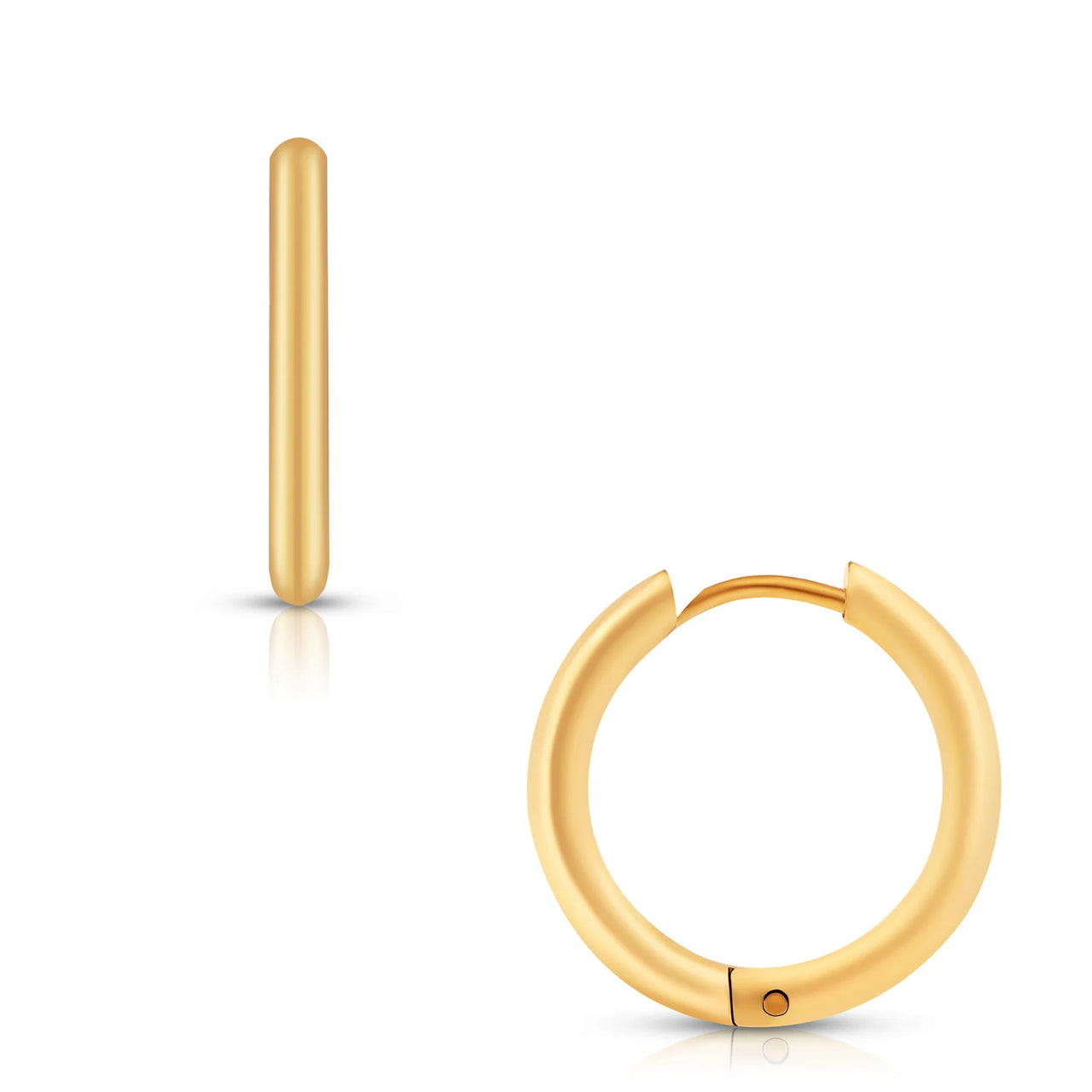 Erin Mini Hoop Earring Gold, Earring Jewelry by Ellie Vail | LIT Boutique