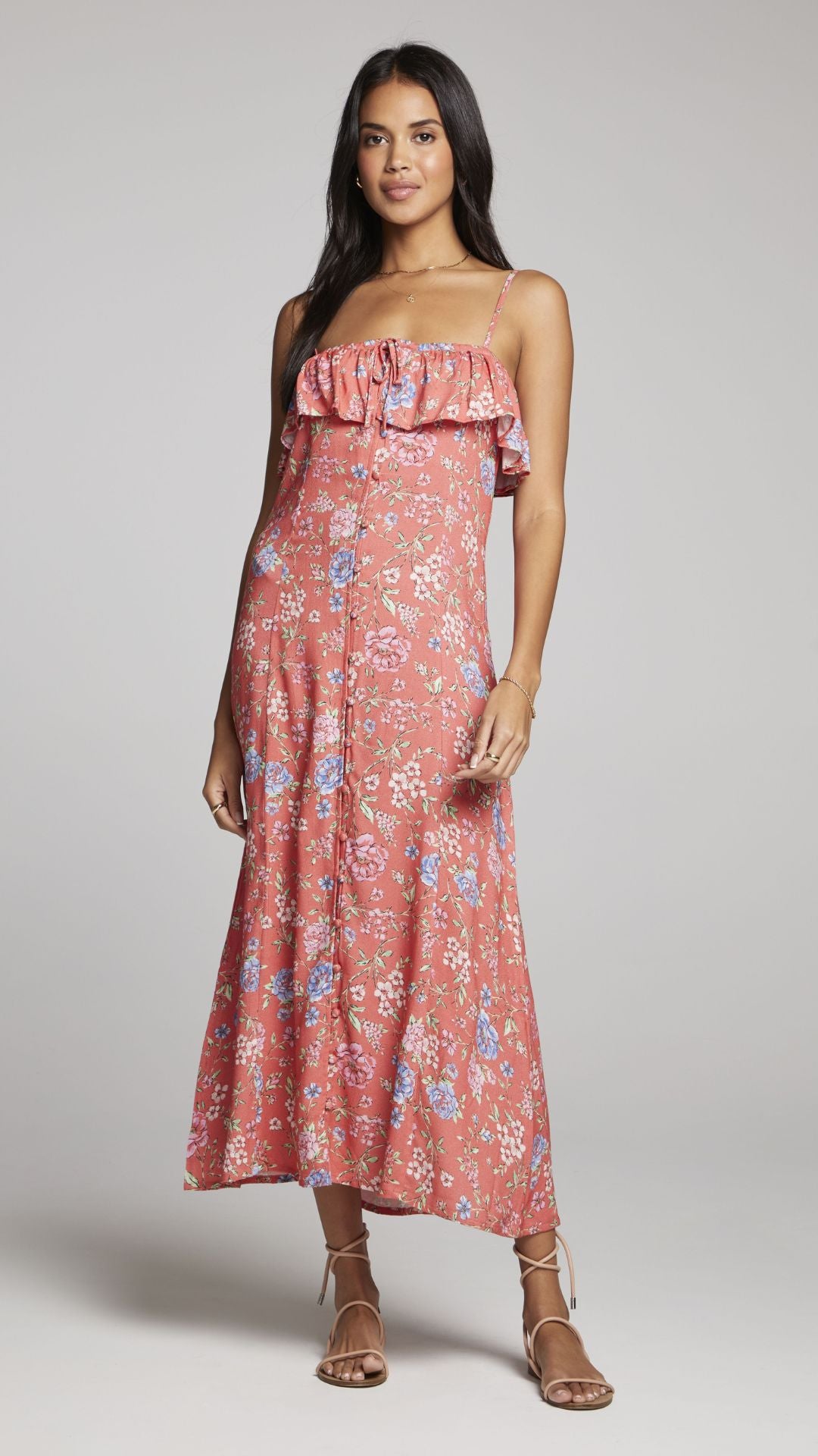 Victorya Maxi Dress Pink, Maxi Dress by Saltwater Luxe | LIT Boutique