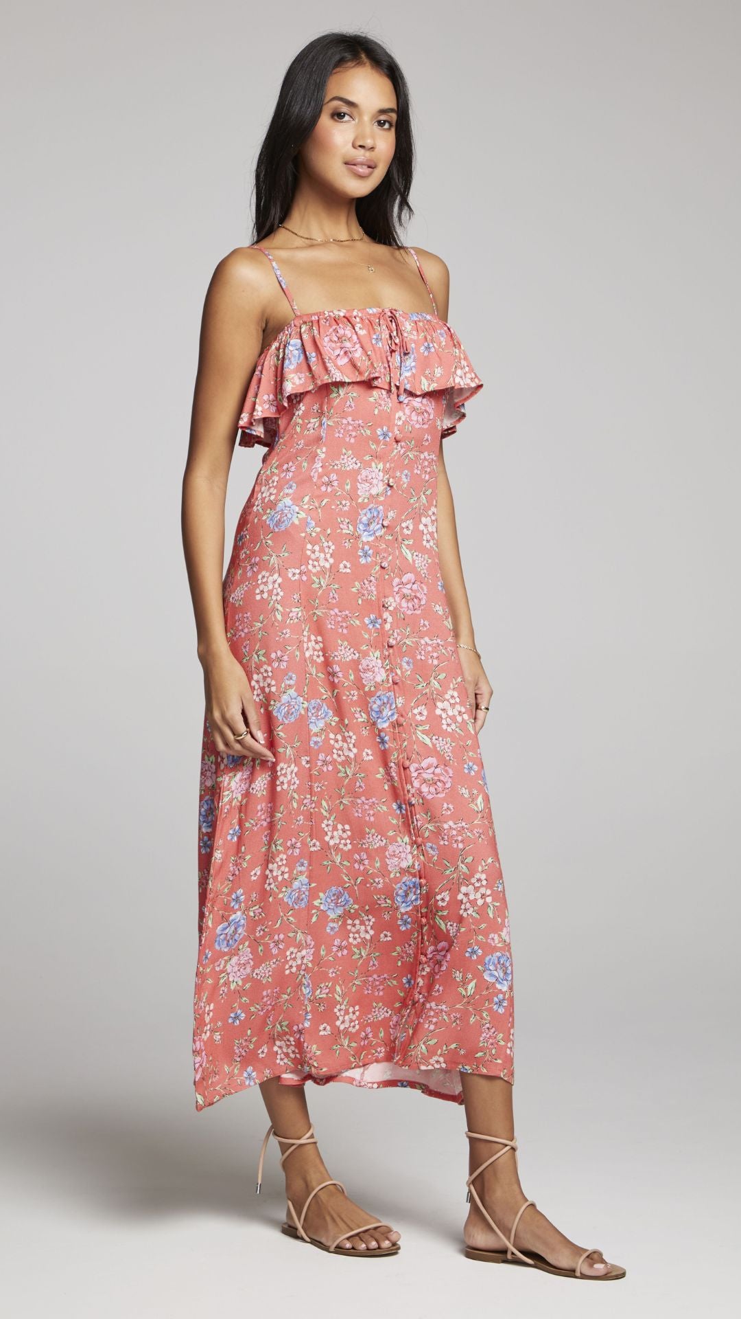 Victorya Maxi Dress Pink, Maxi Dress by Saltwater Luxe | LIT Boutique