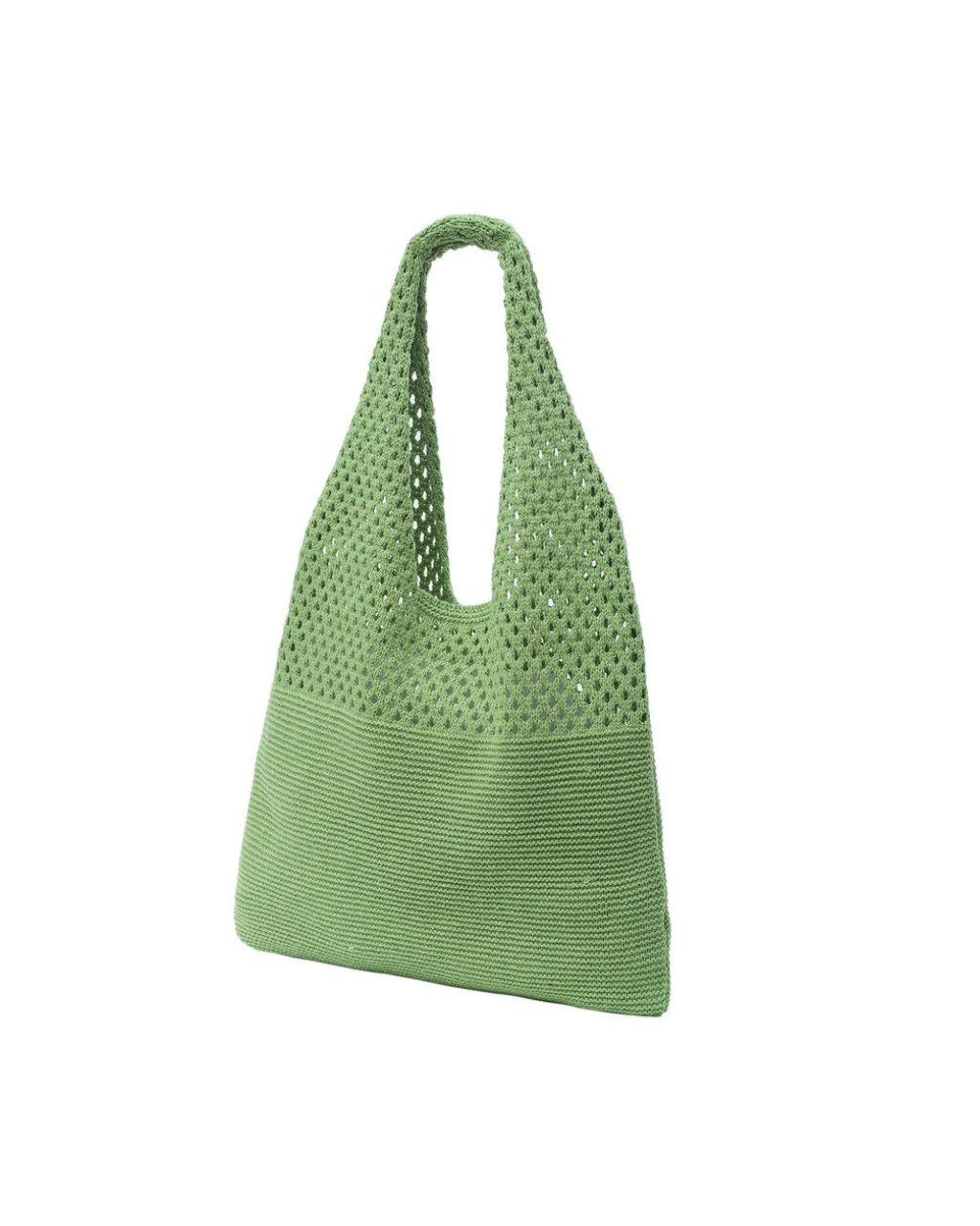 Green Mesh Catchall Bag, Daytime Bag by Selini | LIT Boutique