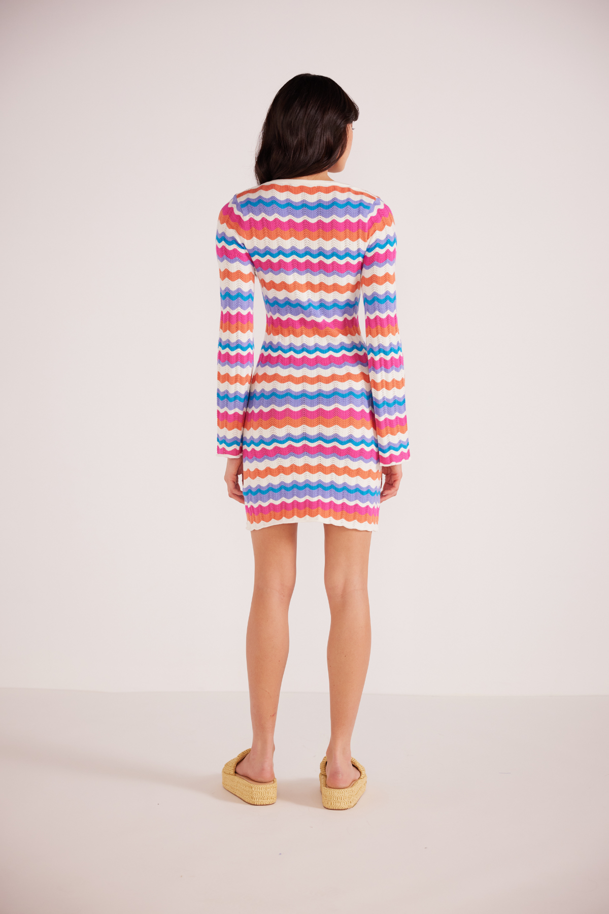 Wilma Pointelle Knit Dress, Mini Dress by MinkPink | LIT Boutique