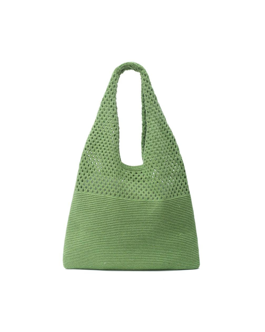 Green Mesh Catchall Bag, Daytime Bag by Selini | LIT Boutique