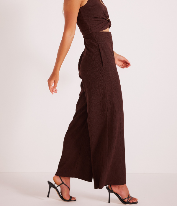 Unity Relaxed Pant Brown, Pant Bottom by Mink Pink | LIT Boutique