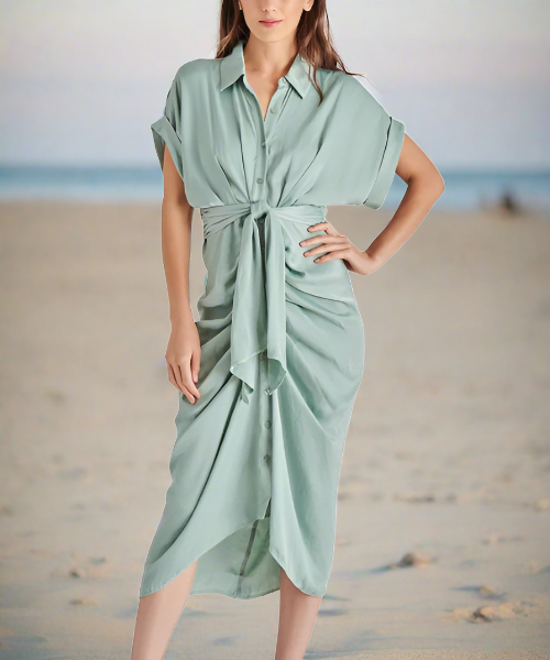 Tori Dress Misty Jade,  by Steve Madden | LIT Boutique