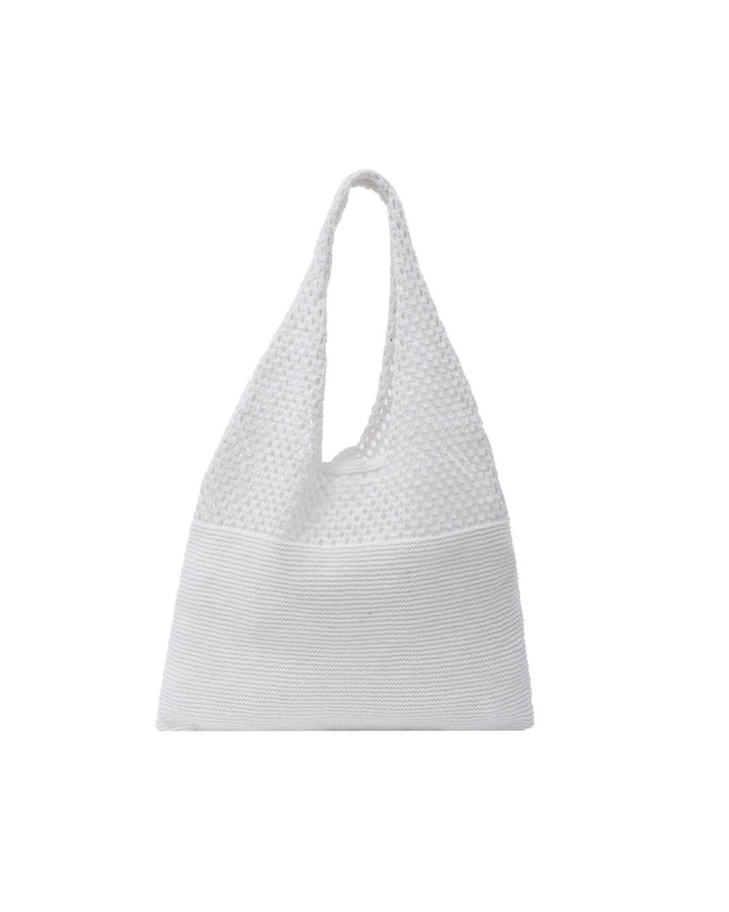 White Mesh Catchall Bag, Daytime Bag by Selini | LIT Boutique