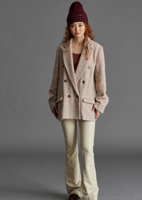 Thumbnail for Darcie Double Breasted Blazer Coat, Coat Jacket by Steve Madden | LIT Boutique