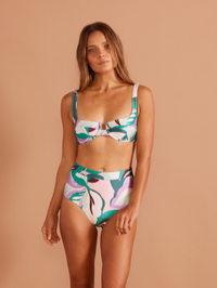 Thumbnail for Brisa Marina Bra Top Tropical, Swim by Mink Pink | LIT Boutique