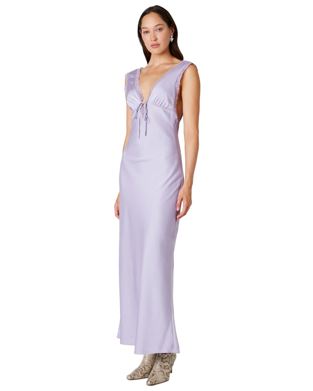 Aurelie Dress Lilac, Maxi Dress by Nia | LIT Boutique