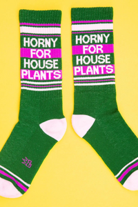 Thumbnail for Horny For House Plants Socks, Essentials Acc by Gumball Poodle | LIT Boutique