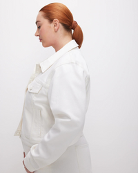 Thumbnail for Committed To Fit Jacket Cloud White, Jacket by Good American | LIT Boutique