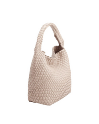 Thumbnail for Johanna Ivory Recycled Shoulder Bag, Daytime Bag by Melie Bianco | LIT Boutique