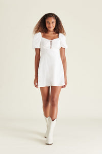 Thumbnail for Violeta Dress White, Mini Dress by Steve Madden | LIT Boutique
