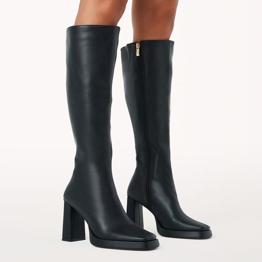 Lorelai Knee High Boot Black, Boot Shoe by Billini | LIT Boutique