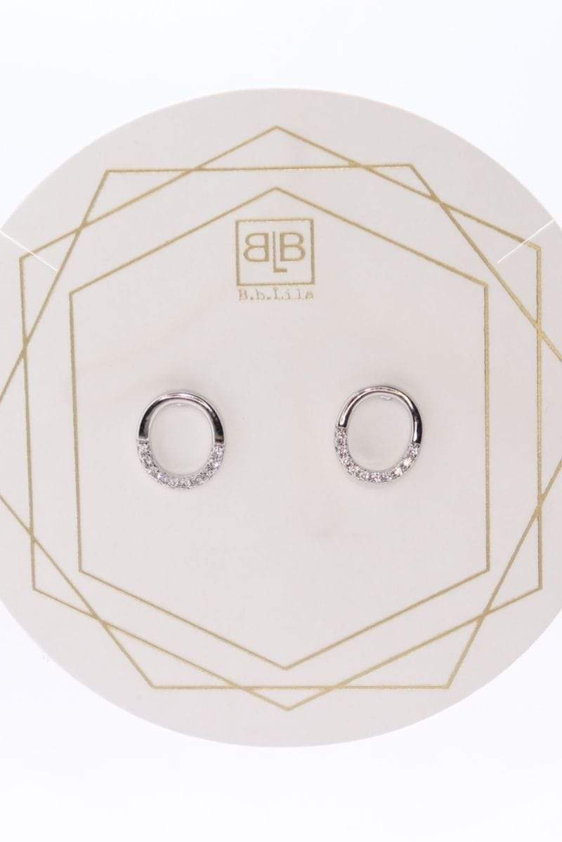Elle Studs Silver, Earring Jewelry by B.b.Lila | LIT Boutique