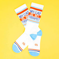 Thumbnail for My Cat Is My Therapist Socks, Essentials Acc by Gumball Poodle | LIT Boutique