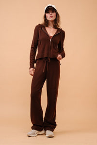 Thumbnail for Leah Lounge Sweatpants Brown, Sweat Lounge by Signature 8 | LIT Boutique