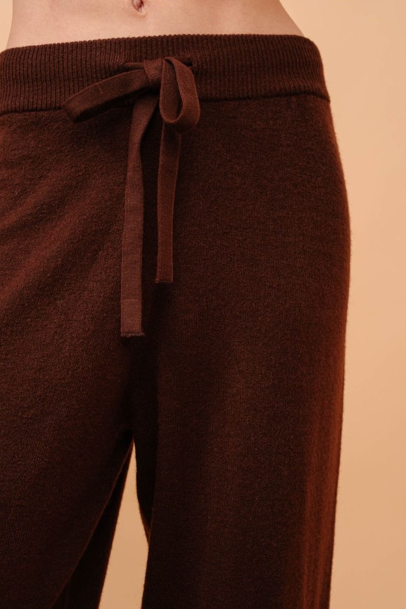 Leah Lounge Sweatpants Brown, Sweat Lounge by Signature 8 | LIT Boutique