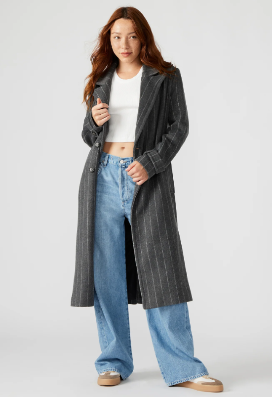 Prince Coat Grey, Coat Jacket by Steve Madden | LIT Boutique