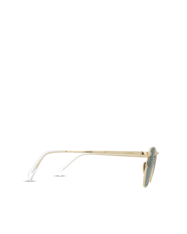 The Balti Sunglasses Gold-Green, Sunglass Acc by BANBE Eyewear | LIT Boutique