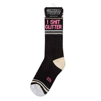 Thumbnail for I Shit Glitter Gym Crew Socks,  by Gumball Poodle | LIT Boutique