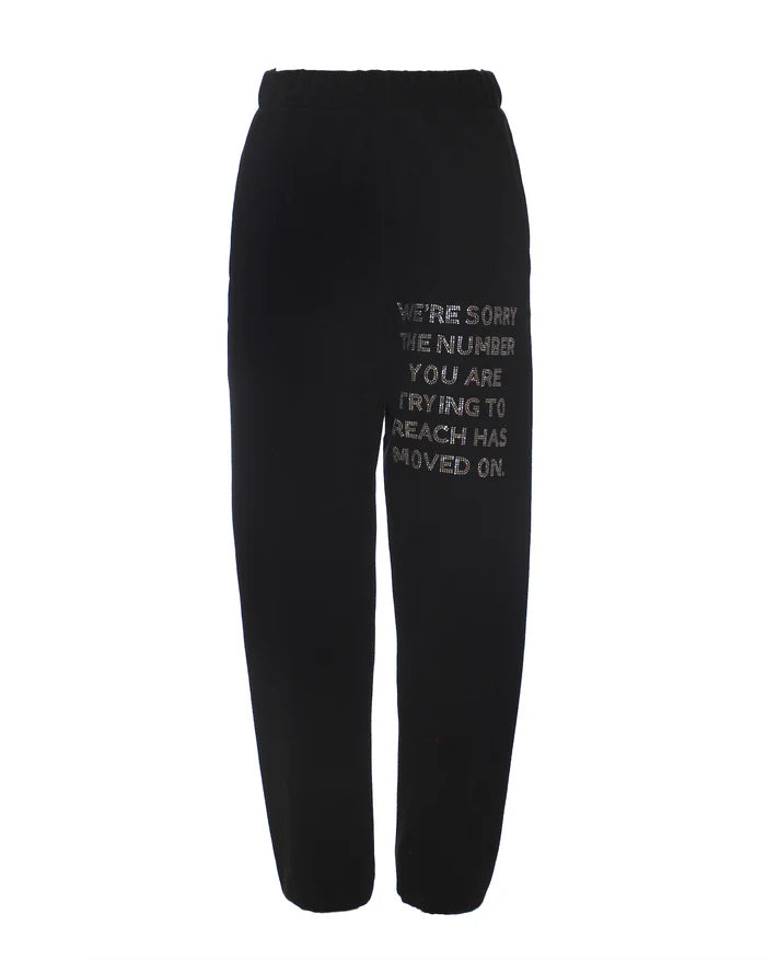 Black 1-800 Mac Slim Sweatpants