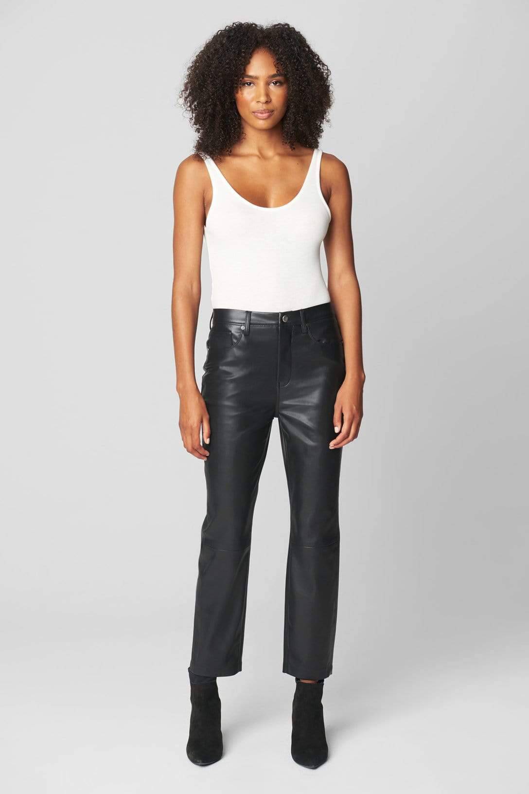 Need You Tonight Leather Pant Black, Pant Bottom by Blank NYC | LIT Boutique