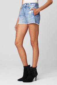 Thumbnail for Yes Please High Rise Cut Off Denim Short, Denim Shorts by Blank NYC | LIT Boutique