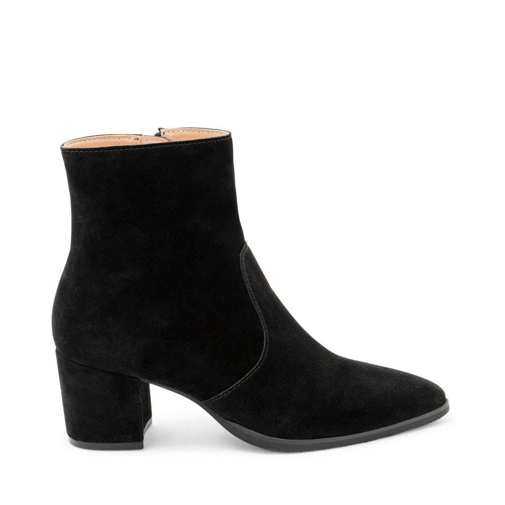 Twiggy Suede Bootie Black, Boot Shoe by Blondo | LIT Boutique