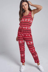 Thumbnail for Dasher Jumper Red, Jumpsuit Dress by Blue Blush | LIT Boutique