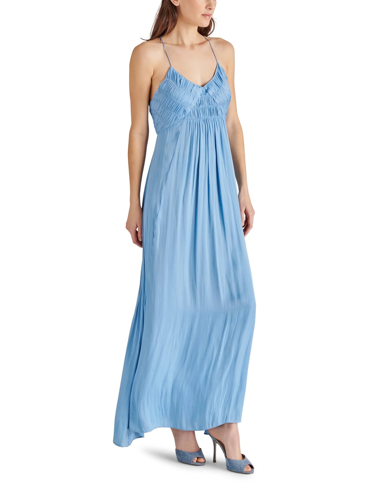 Brianna Maxi Dress Blue Dusk, Maxi Dress by Steve Madden | LIT Boutique