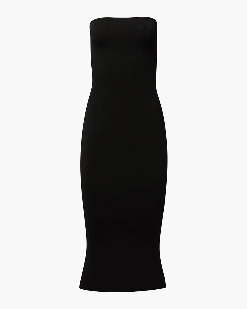 Bodycon Midi Dress Black, Midi Dress by We Wore What | LIT Boutique