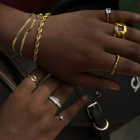 Thumbnail for Brooklyn Chain Ring, Ring Jewelry by Ellie Vail | LIT Boutique