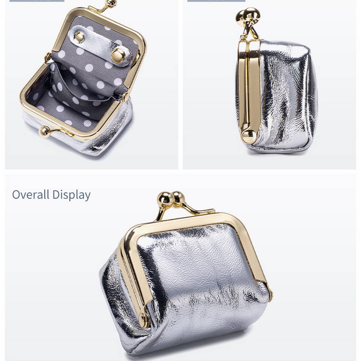 Portable Leather Jewelry Case – Cute & Compact_CUAB00391: Silver / (OS) 2,  by Refine | LIT Boutique