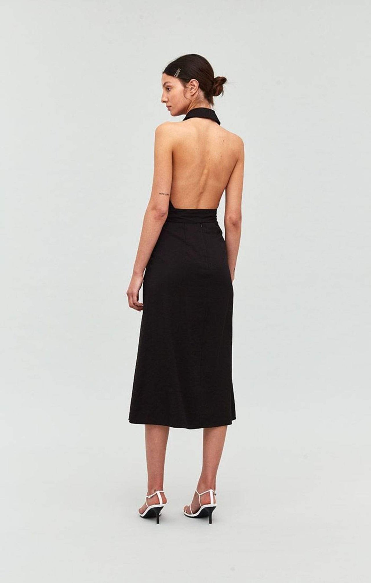 Lie Awake Midi Dress Black, Midi Dress by Cameo | LIT Boutique