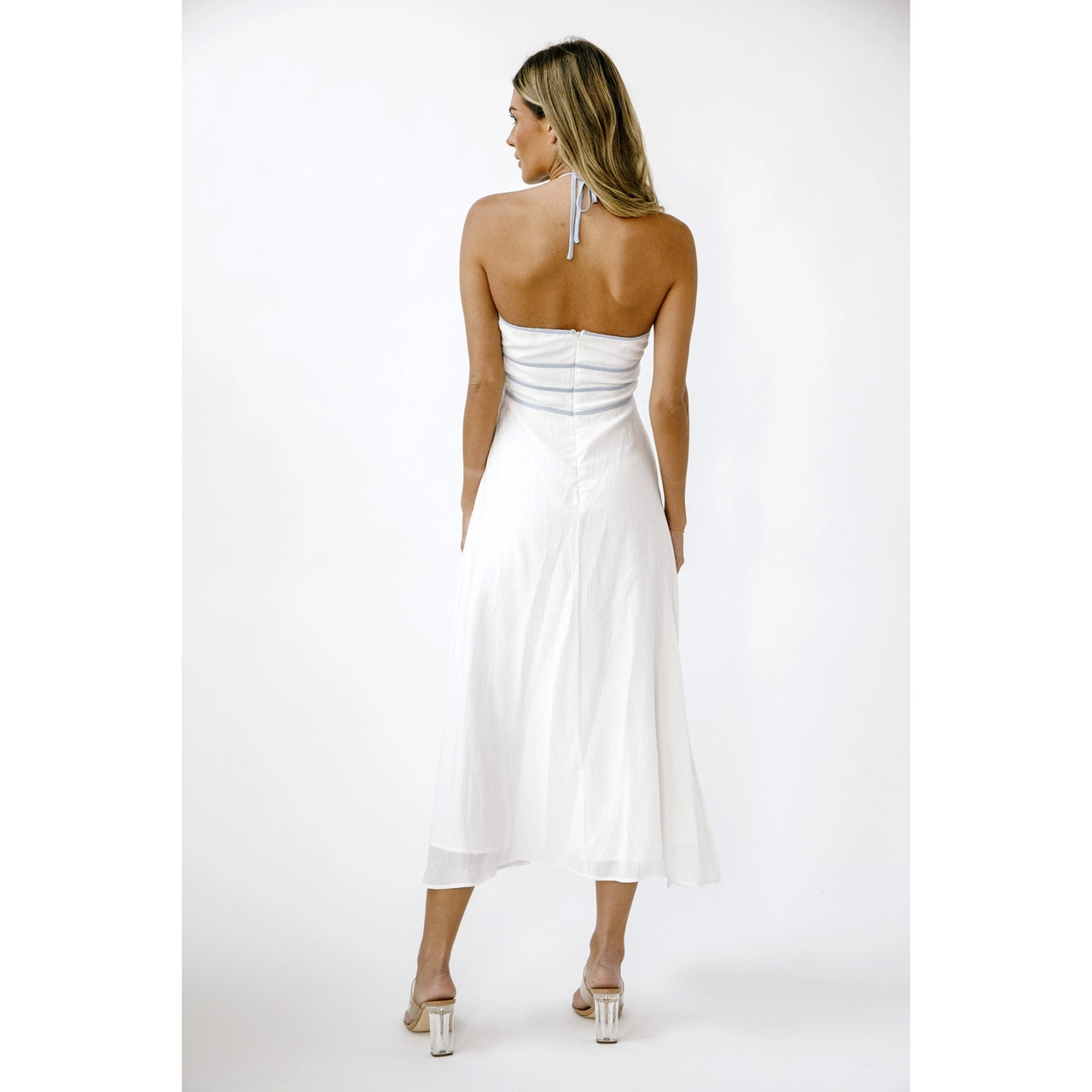 Bride To Be Midi Dress White, Midi Dress by Storia | LIT Boutique